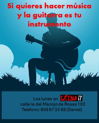 Cartel de Taller de guitarra