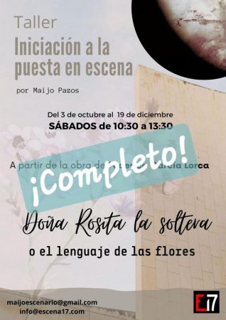 Cartel de Iniciación a la puesta en escena